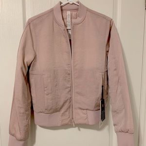 BNWT Lululemon Non Stop Bomber - Pink Fawn Size 6